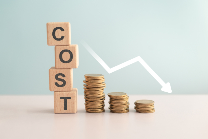 審美歯科のコストを下げるイメージ