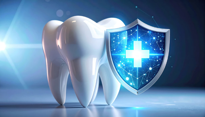 奥歯が虫歯になるのを防ぐイメージ