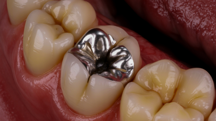 銀歯で治療した歯