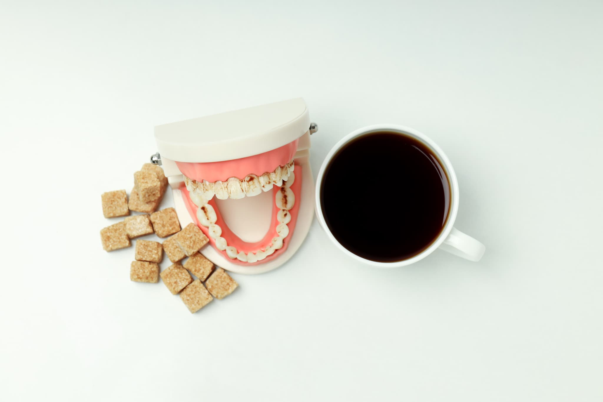 コーヒーの着色のイメージ
