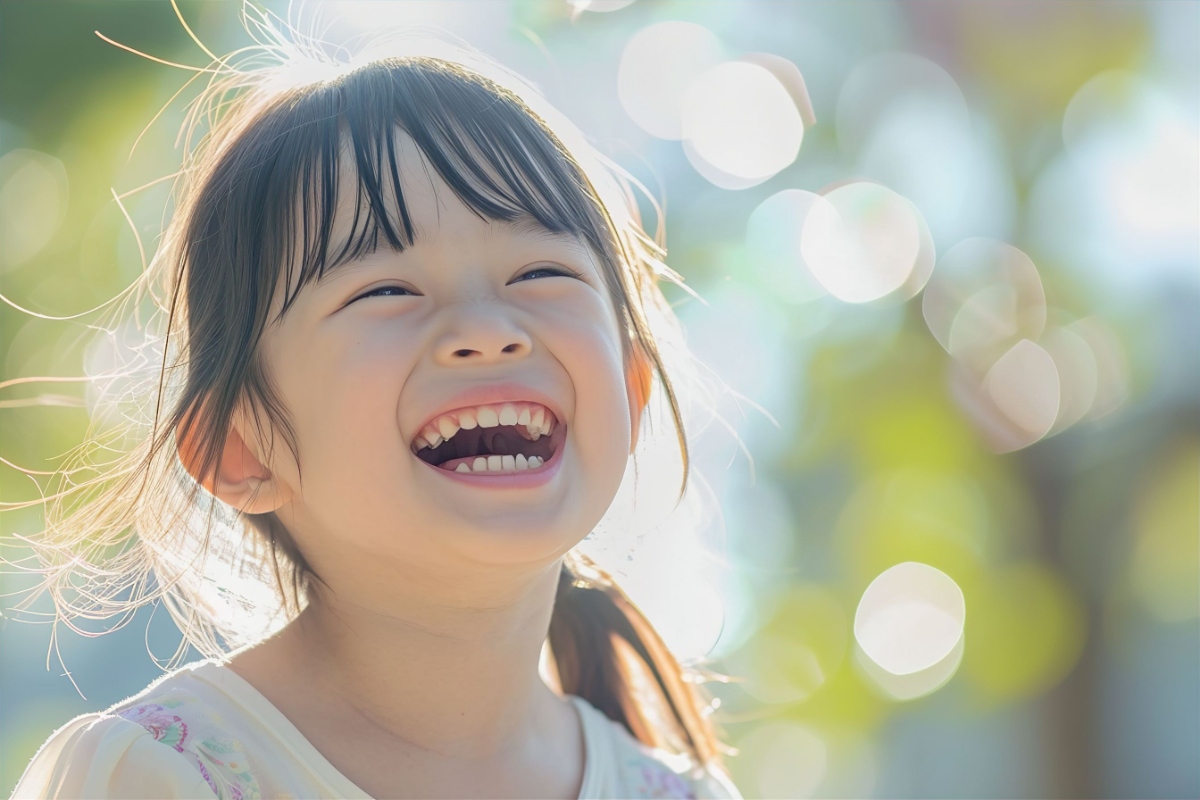 子どもの綺麗な歯