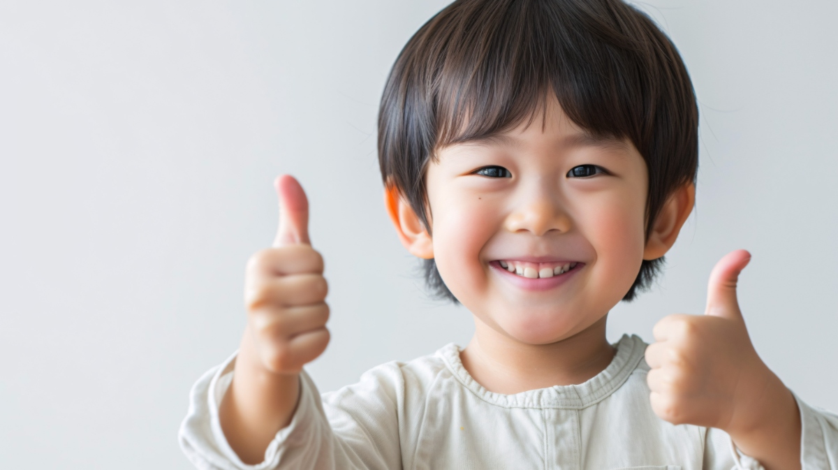 子どもの綺麗な歯